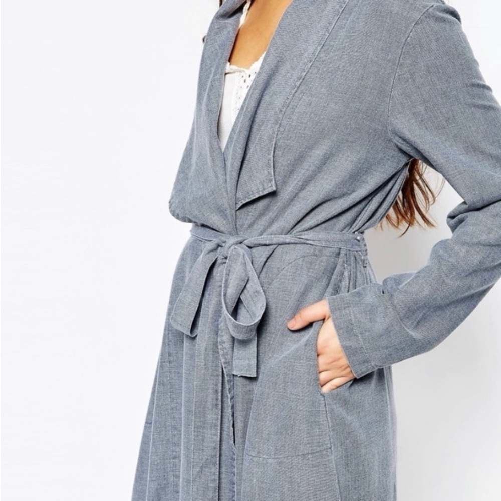Chambray Coat - Picture 2 of 10